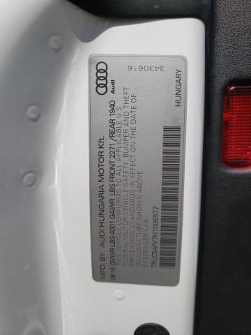 2017 AUDI TT TRUC5AFV7H1006977