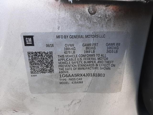 2018 CADILLAC ATS 1G6AA5RX4J0181803