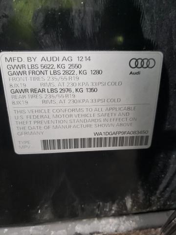 2015 AUDI Q5 WA1DGAFP9FA083450