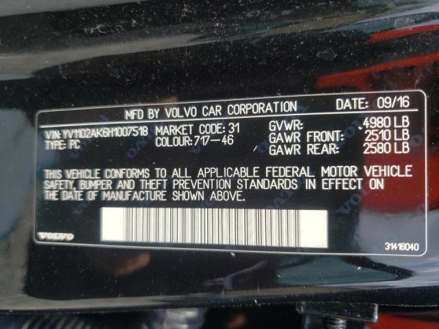 2017 VOLVO S90 T5 MOM YV1102AK6H1007518