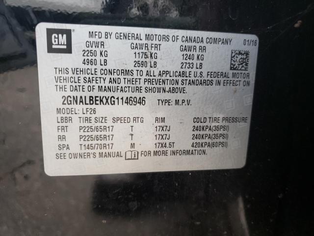 2016 CHEVROLET EQUINOX LS - 2GNALBEKXG1146946