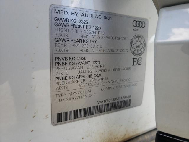 2021 AUDI Q3 TECHNIK WA1FECF39M1126446