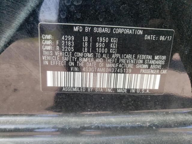 2017 SUBARU IMPREZA SP 4S3GTAM60H3745139