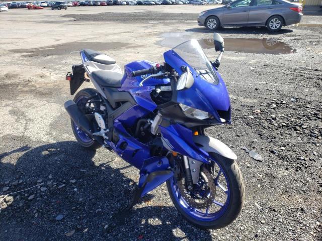 Salvage cars for sale from Copart Marlboro, NY: 2021 Yamaha YZFR3 A