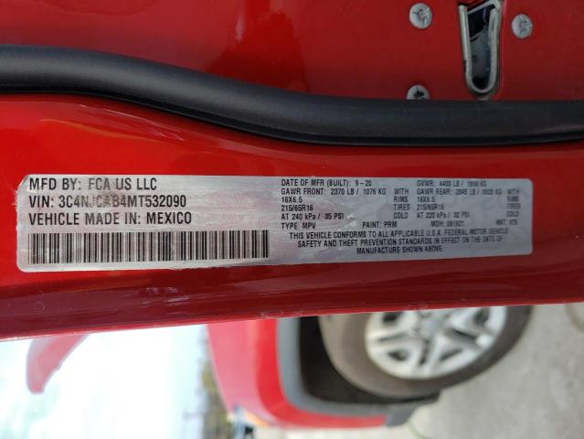 2021 JEEP COMPASS SP 3C4NJCAB4MT532090
