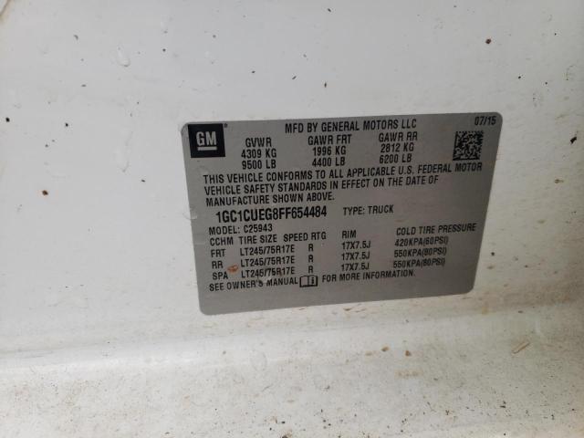 2015 CHEVROLET SILVRDO LT 1GC1CUEG8FF654484
