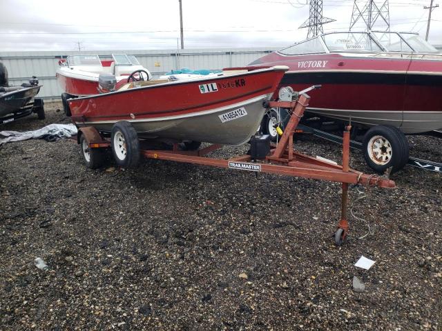 LUND BOAT W/TRL 1986 red   LUNA0590F586 photo #1