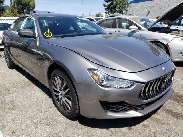 Salvage cars for sale from Copart Rancho Cucamonga, CA: 2019 Maserati Ghibli