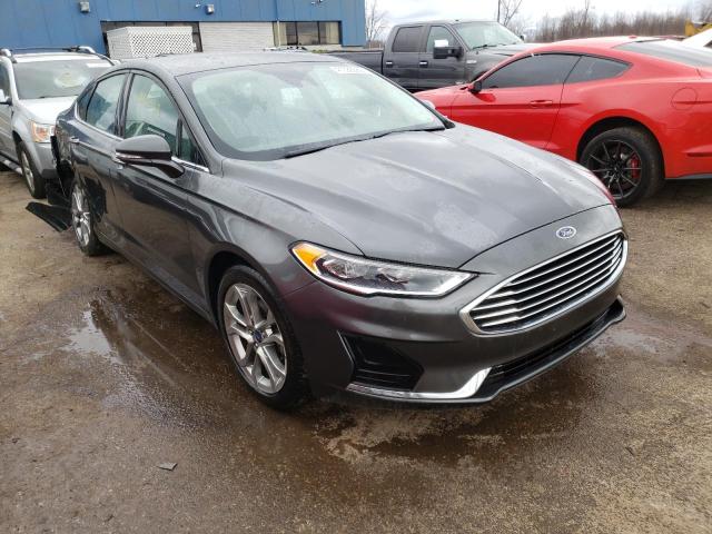 Salvage cars for sale from Copart Woodhaven, MI: 2020 Ford Fusion SEL