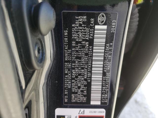 2016 TOYOTA CAMRY LE 4T1BF1FK8GU210544