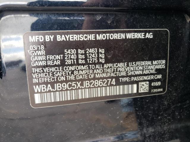 2018 BMW M550XI WBAJB9C5XJB286274