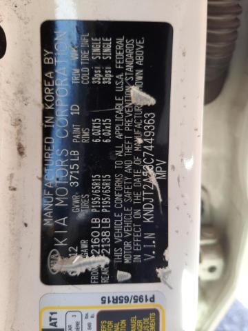 KNDJT2A53C7449363 Kia Soul 2012. Фото: 9