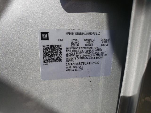 2020 CHEVROLET MALIBU LS 1G1ZB5ST8LF157520
