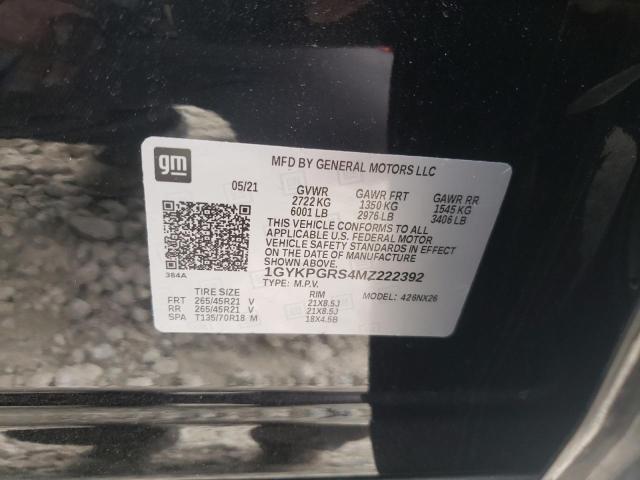 2021 CADILLAC XT6 SPORT 1GYKPGRS4MZ222392