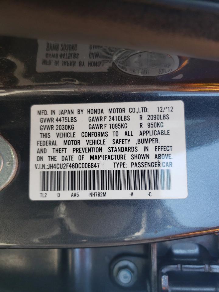 JH4CU2F46DC006847 2013 Acura Tsx