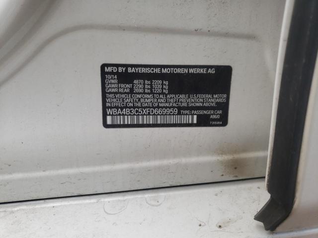 2015 BMW 435 XI GRA WBA4B3C5XFD669959