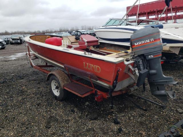 LUND BOAT W/TRL 1986 red   LUNA0590F586 photo #4