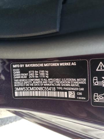 2022 BMW M240XI 3MW53CM0XN8C55418