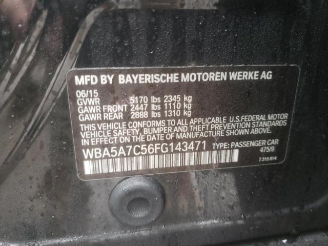  BMW 528 XI 2015 Чорний