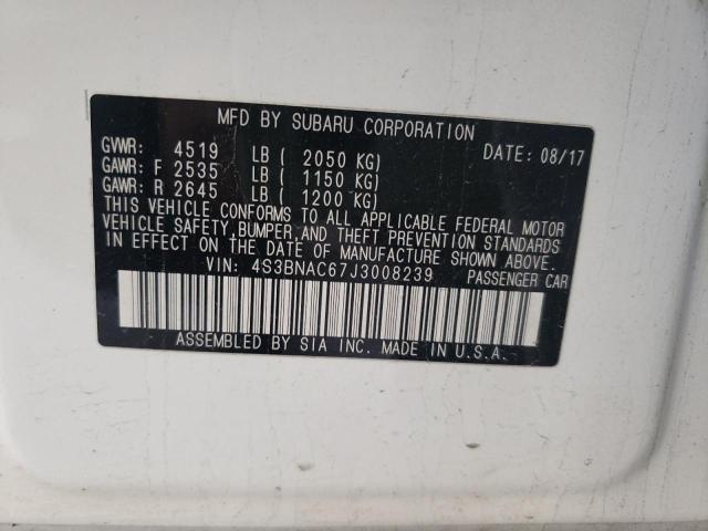 2018 SUBARU LEGACY 4S3BNAC67J3008239