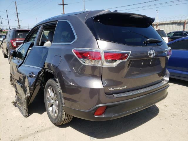 5TDKKRFH3FS098290 Toyota Highlander 2015. Фото: 2