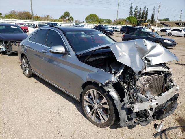 Salvage cars for sale from Copart Miami, FL: 2016 Mercedes-Benz C300