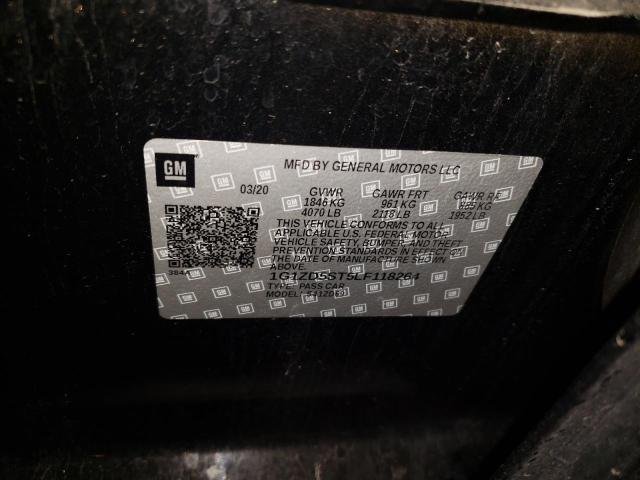 1G1ZD5ST5LF118264 Chevrolet Malibu Lt 2020. Фото: 9