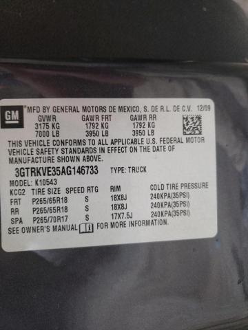 3GTRKVE35AG146733 Gmc Sierra K15 2010. Фото: 9