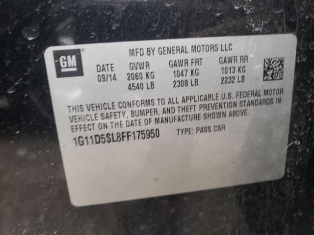 2015 CHEVROLET MALIBU 2LT 1G11D5SL8FF175950