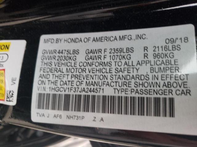 2018 HONDA ACCORD SPO 1HGCV1F37JA244571