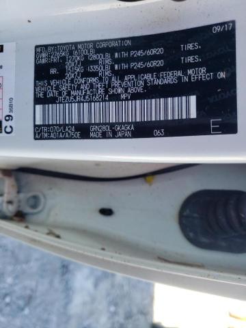 2018 TOYOTA 4RUNNER JTEZU5JR4J5168214