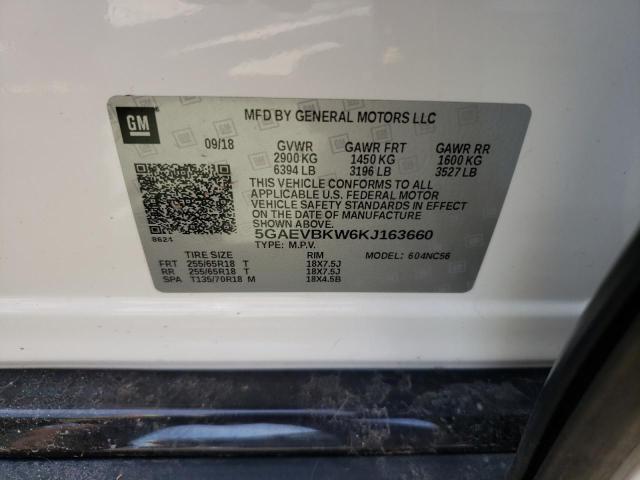 2019 BUICK ENCLAVE PR 5GAEVBKW6KJ163660