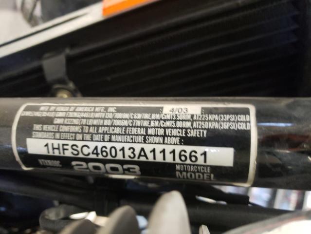 2003 HONDA VTX1800 C 1HFSC46013A111661