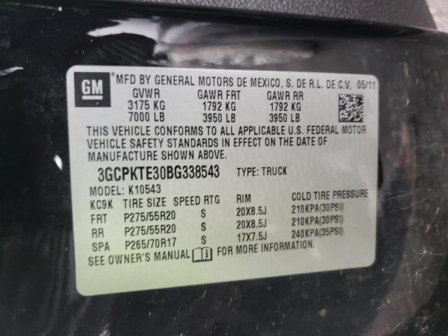 3GCPKTE30BG338543 Chevrolet Silverado 2011. Фото: 9