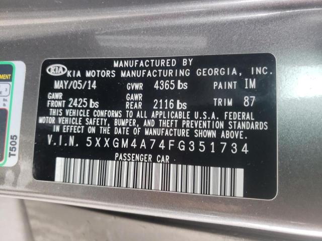 2015 KIA OPTIMA LX 5XXGM4A74FG351734