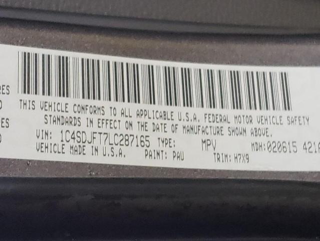 2020 DODGE DURANGO SS 1C4SDJFT7LC287165