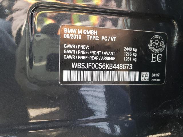 2019 BMW M5 WBSJF0C56KB448673