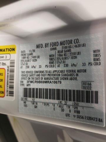 2021 FORD BRONCO 3FMCR9B69MRA10679