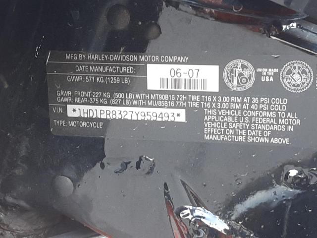 2007 HARLEY-DAVIDSON FLHTCUSE C 1HD1PR8327Y959493
