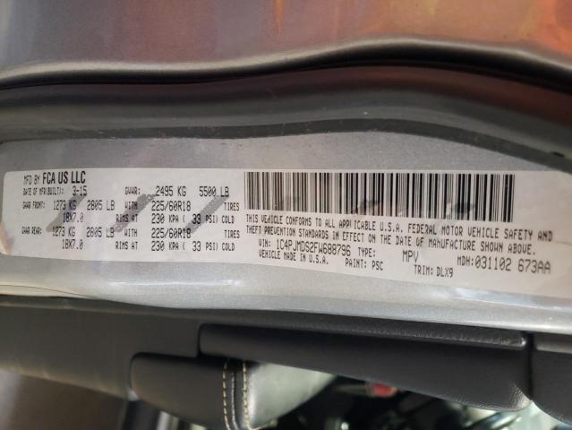 1C4PJMDS2FW688796 Jeep Cherokee L 2015. Фото: 9