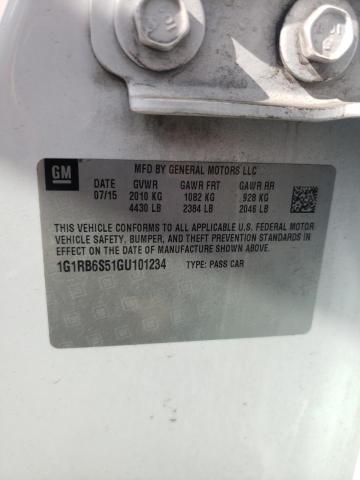 2016 CHEVROLET VOLT LTZ 1G1RB6S51GU101234