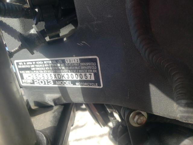 2013 HONDA VFR1200 DC JH2SC635XDK300057