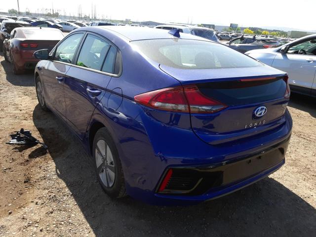 2019 HYUNDAI IONIQ BLUE - KMHC65LC8KU175134