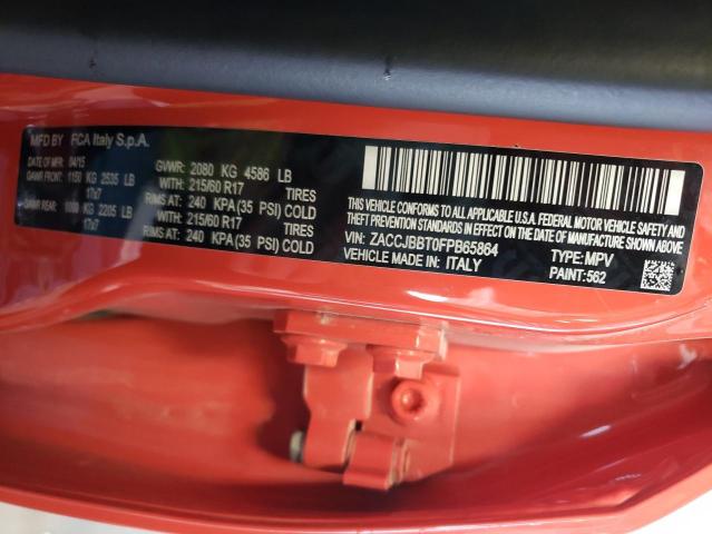 2015 JEEP RENEGADE L ZACCJBBT0FPB65864