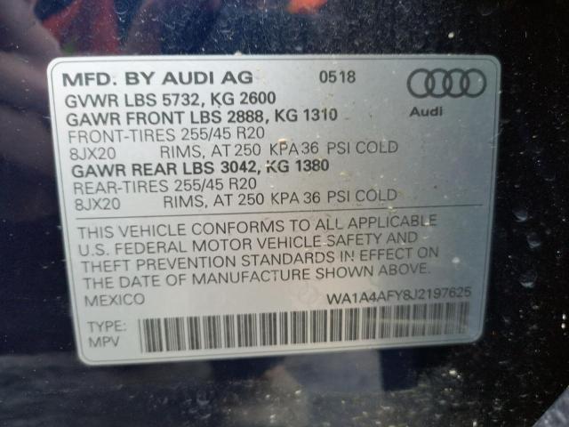 2018 AUDI SQ5 PREMIU WA1A4AFY8J2197625