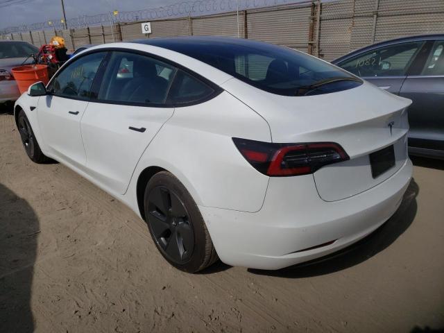 5YJ3E1EA5MF867746 Tesla Model 3 2021. Фото: 2