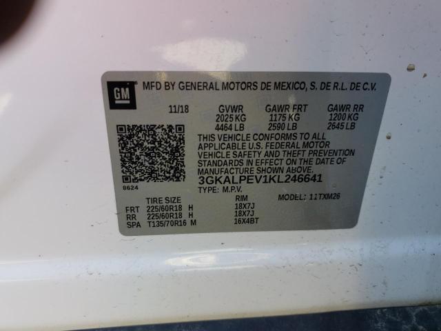 2019 GMC TERRAIN SL 3GKALPEV1KL246641