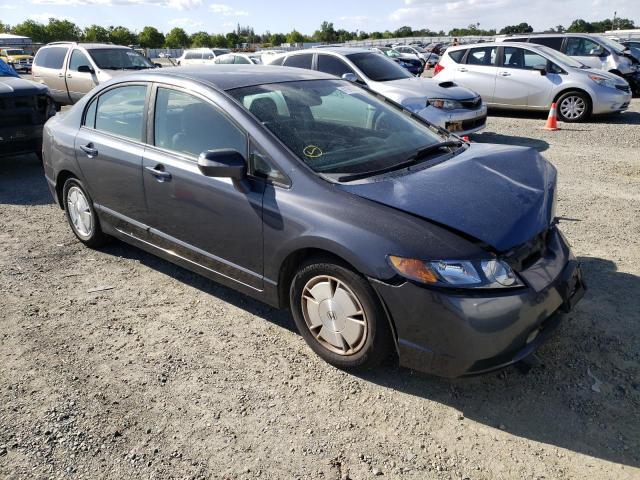Salvage cars for sale from Copart Antelope, CA: 2007 Honda Civic Hybrid