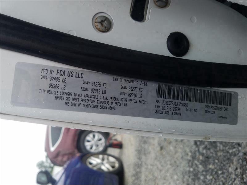 2018 DODGE CHALLENGER 2C3CDZFJ1JH246451
