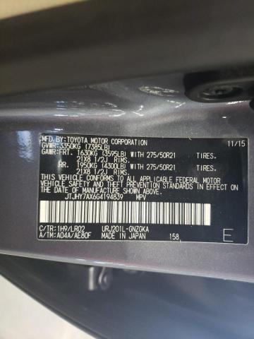 2016 LEXUS LX 570 JTJHY7AX6G4194839